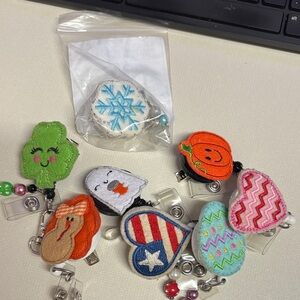 Holiday Badge Reel Set